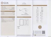 A 5.14 Carat Octagonal Step Cut Diamond,