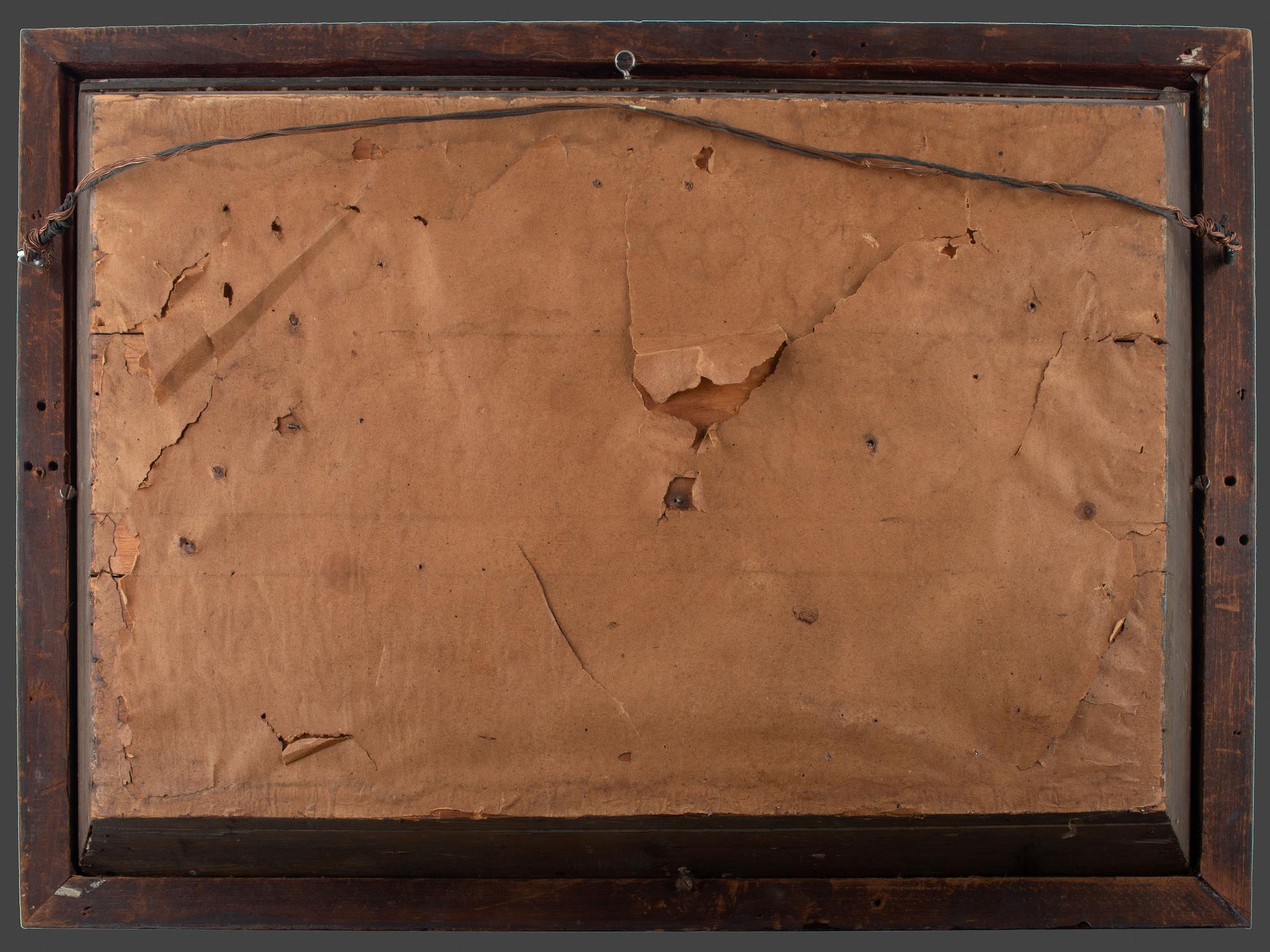 A Carved Wood and Sperm Whale Tooth Whaling Ship Diorama