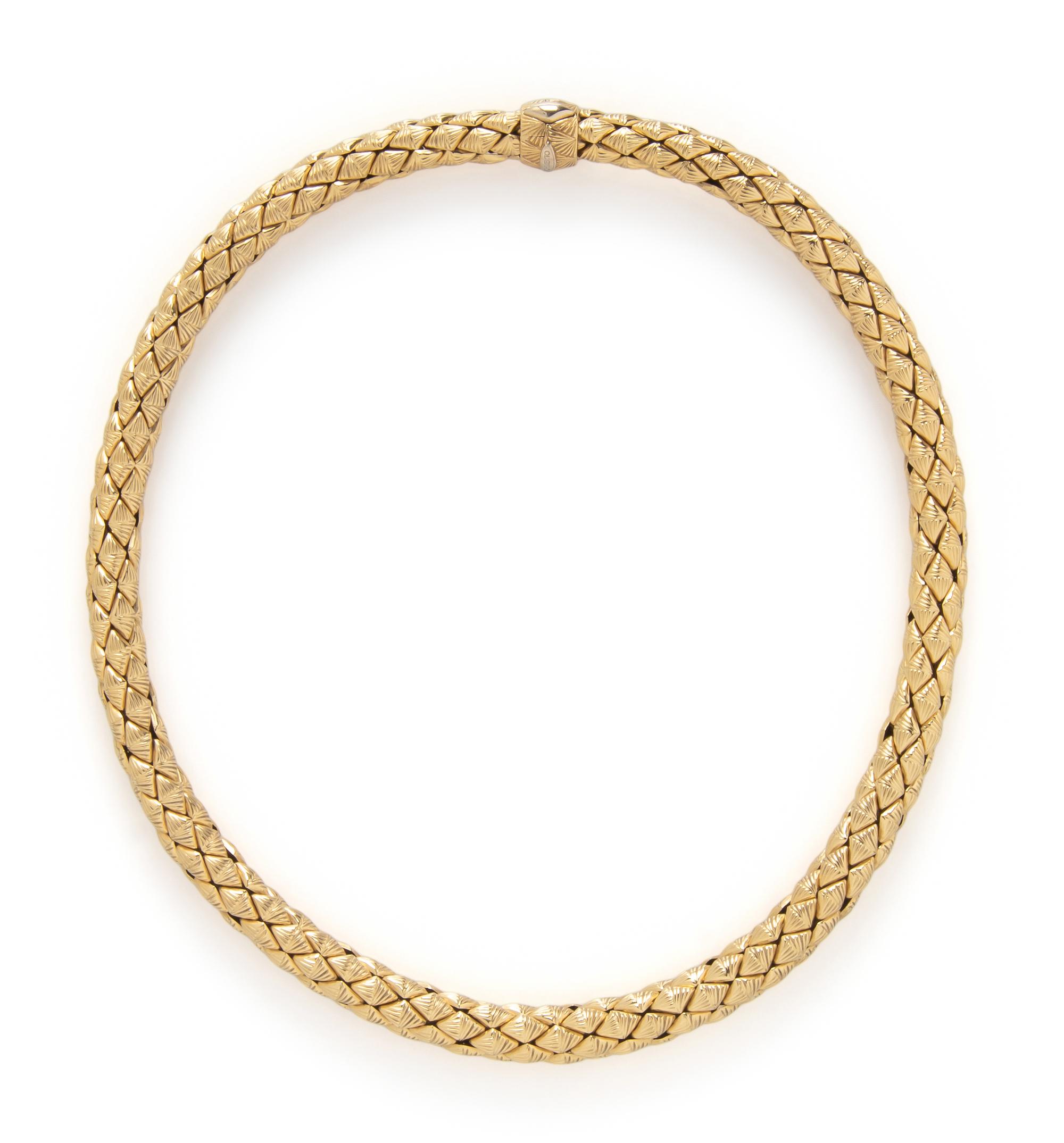 CHIMENTO, YELLOW GOLD NECKLACE