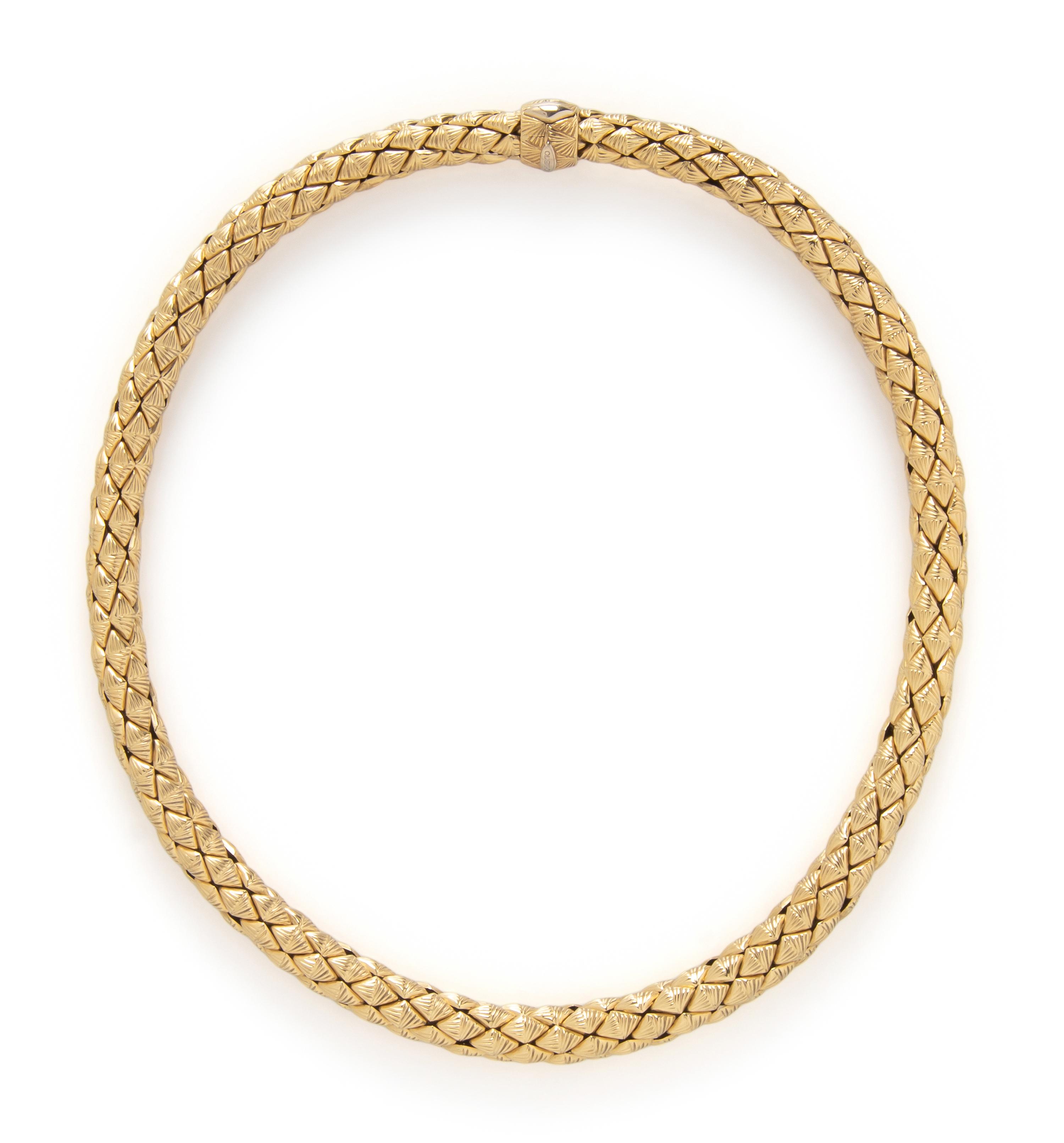CHIMENTO, YELLOW GOLD NECKLACE