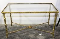A French Gilt Metal Low Table Height 20 x width 34 x depth 18 inches. — 20TH CENTURY