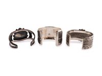 Navajo Silver Cuff Bracelets