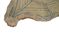 Ojibwa Painted Buffalo Robe