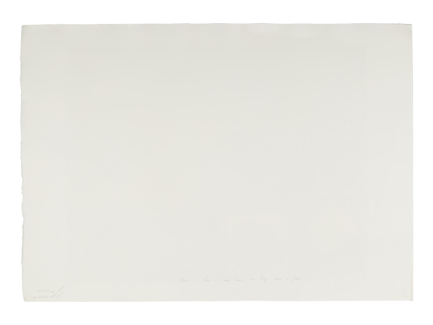 Blue and Deep Violet with Orange, Brown, Green , 1970