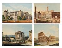 Four Italian Watercolors