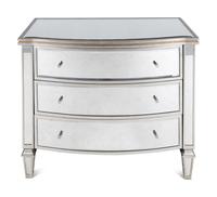 A Contemporary Mirrored Chest of Drawers