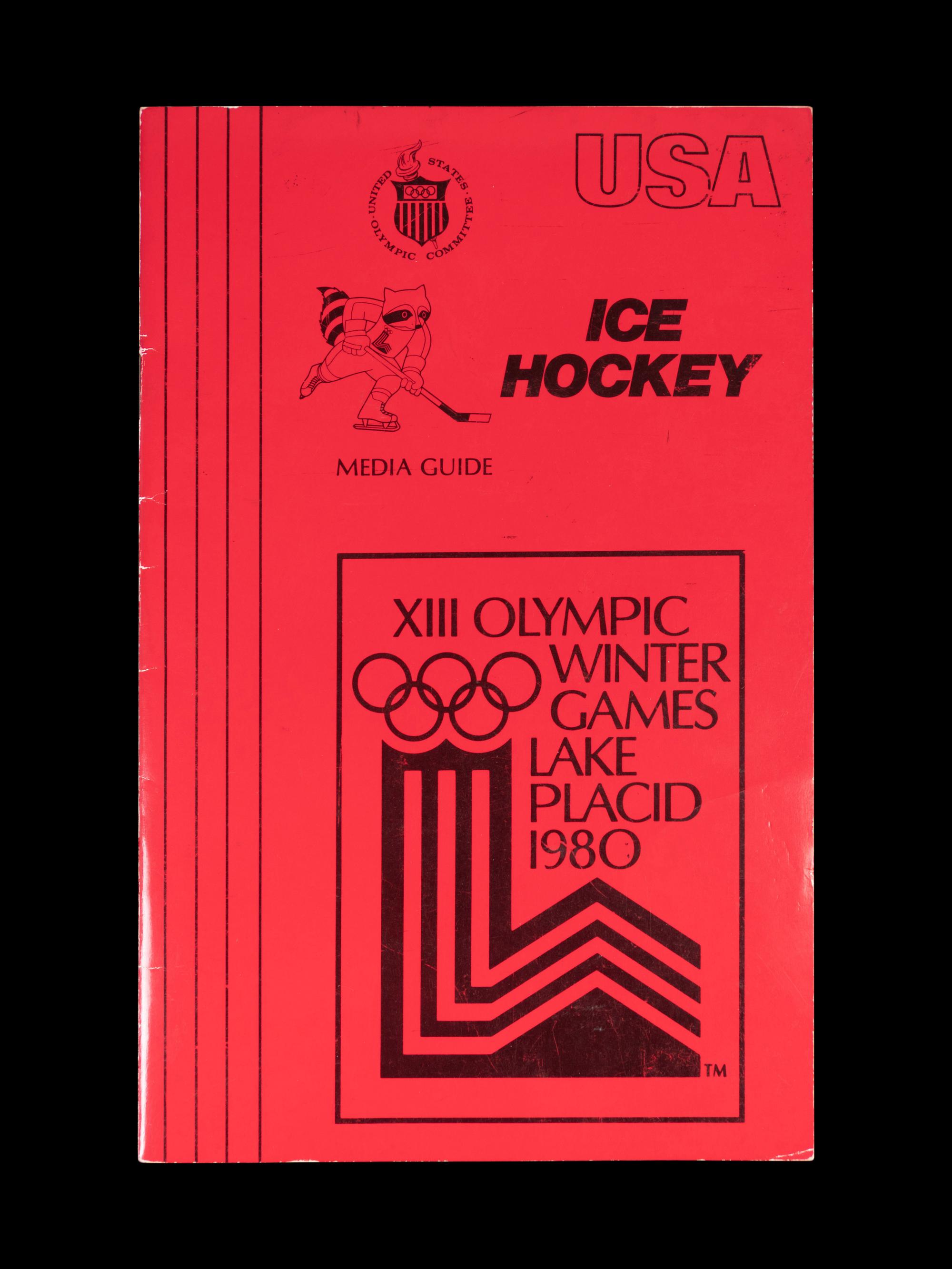 A Miracle On Ice 1980 United States Olympic Hockey Team Media Guide