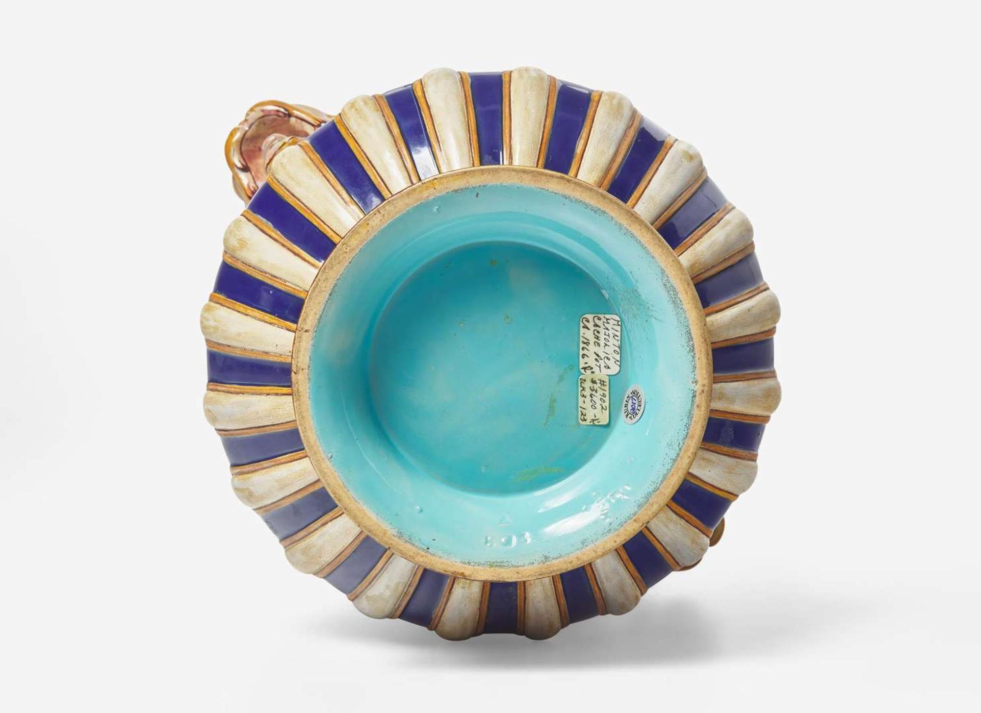 A Mintons Majolica Jardiniere, UK, 1866