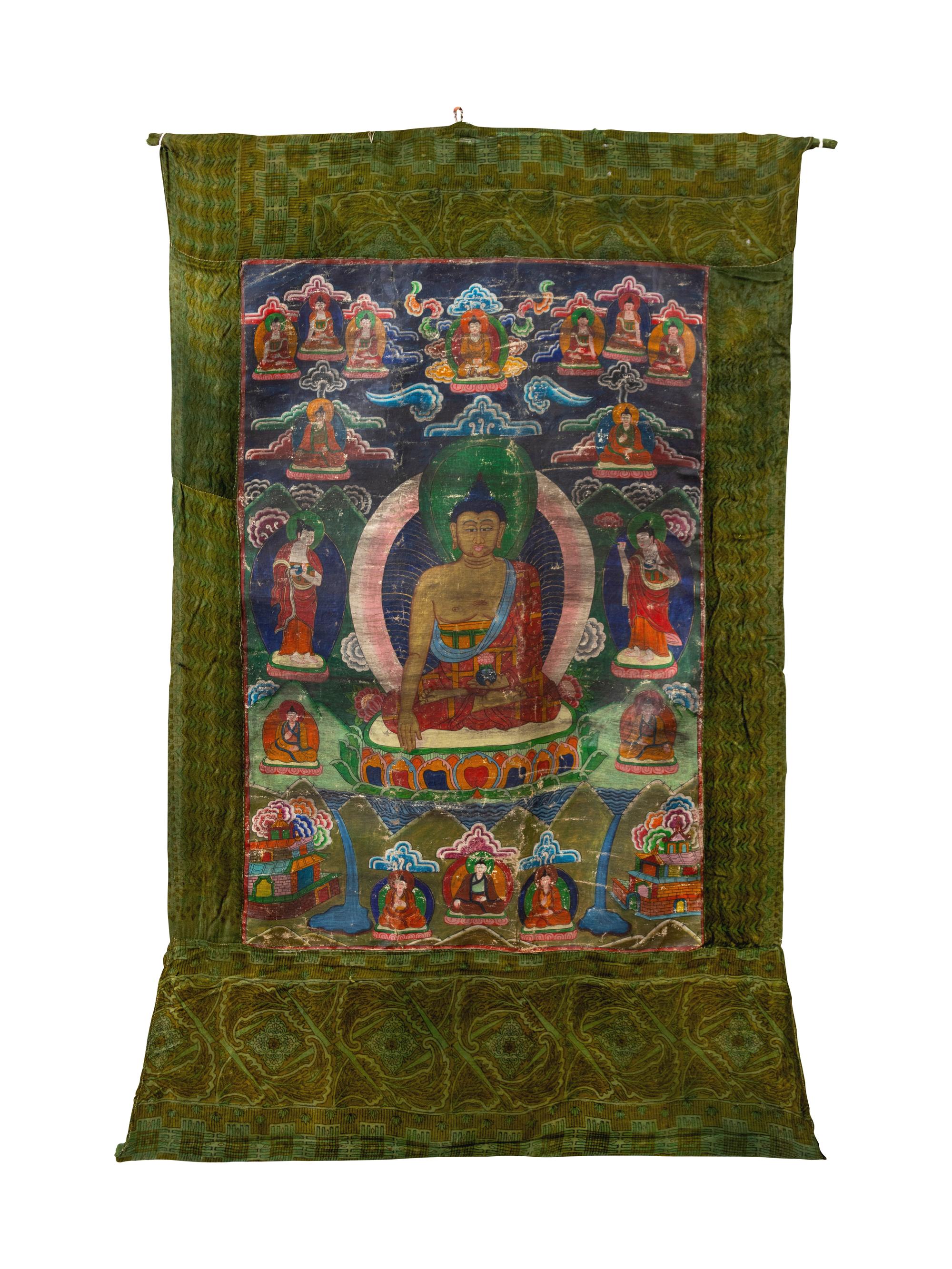 A Tibetan Thangka — 19TH CENTURY