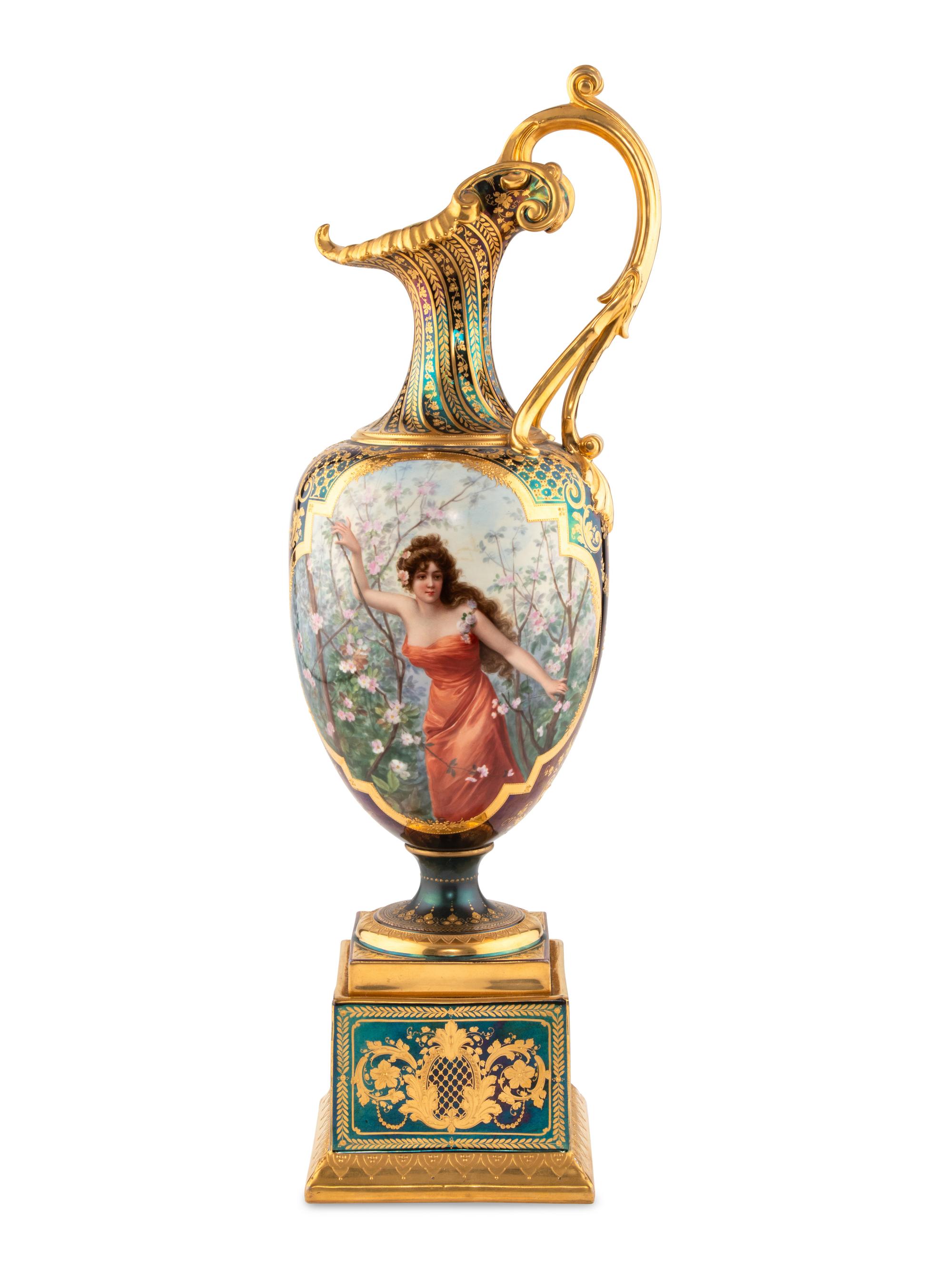 A Vienna Porcelain Ewer