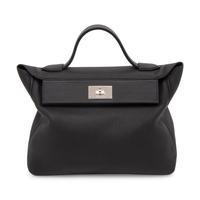 Hermès, 24/24 35 Handbag in Noir Togo Leather