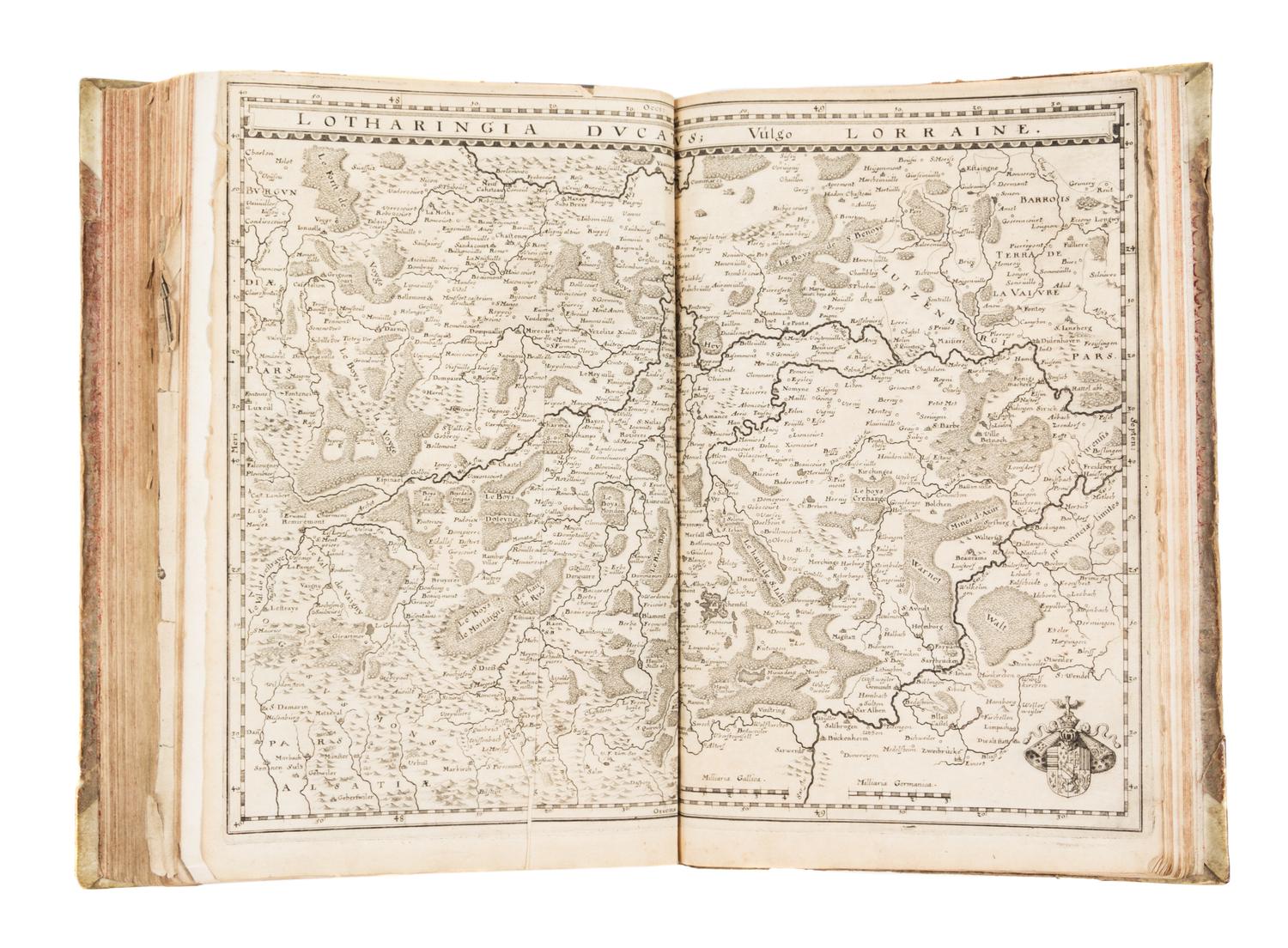 MERIAN, MATTHAEUS. Topographia Archiepiscopatum Moguntinensis... Frankfurt, 1646 [but 1675] bound w/two others.