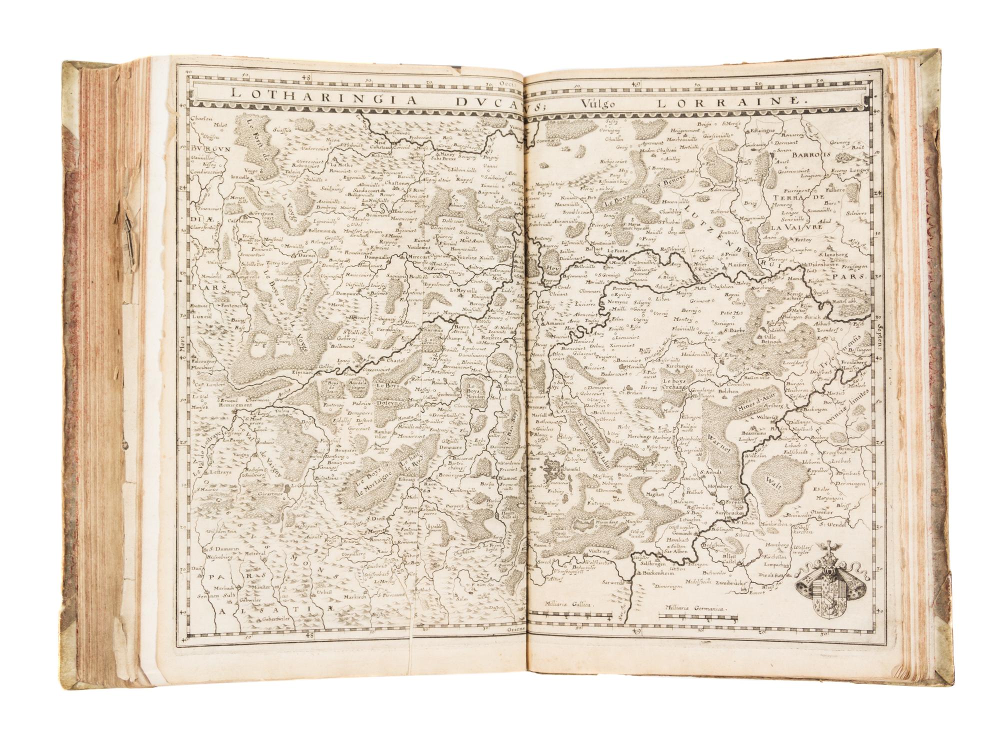 MERIAN, MATTHAEUS. Topographia Archiepiscopatum Moguntinensis... Frankfurt, 1646 [but 1675] bound w/two others.