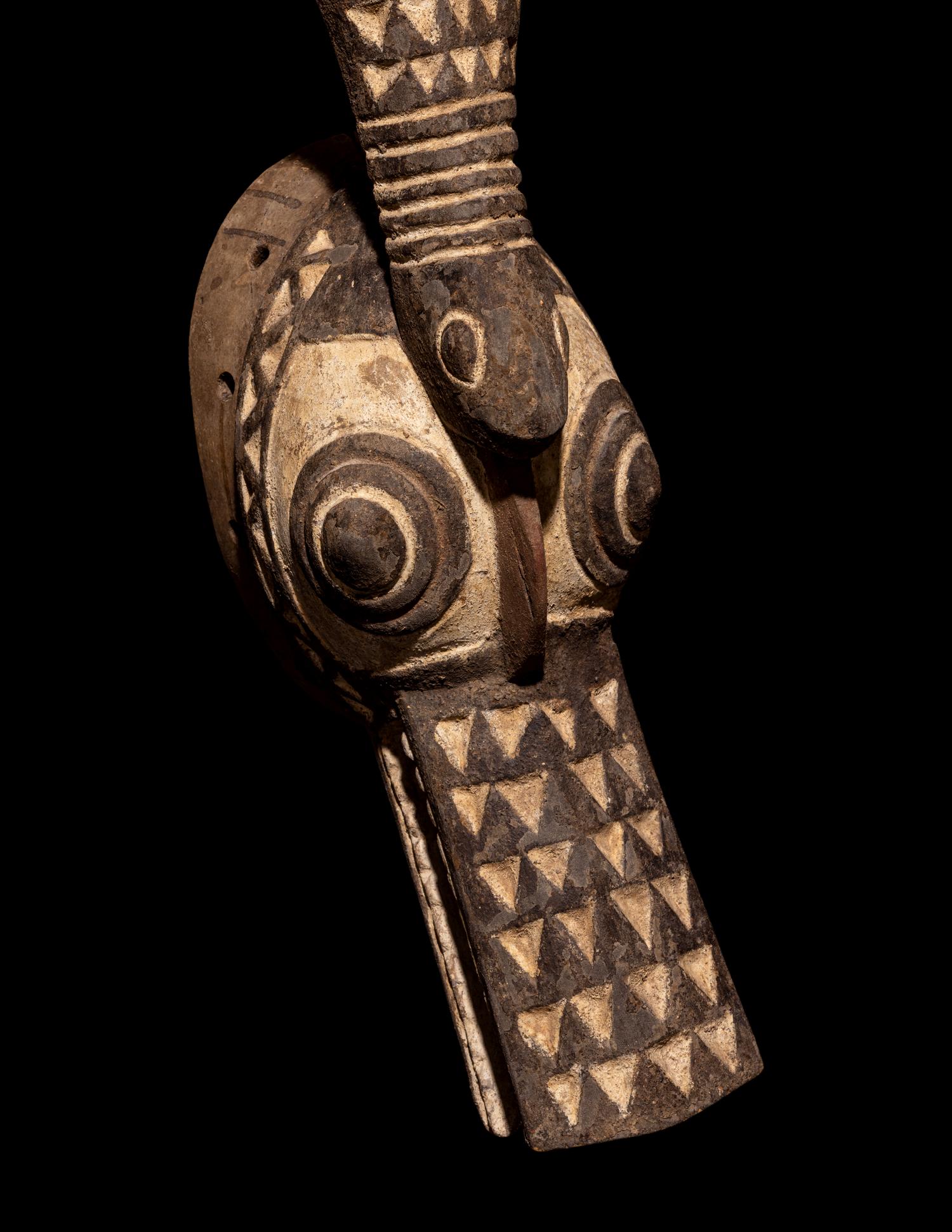 Four Mossi Wood Masks