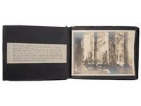 [EARLY PHOTOGRAPHY - OCCUPATIONAL]. American Timber Holding Co. photograph album featuring images from the Pacific Northwest, including: