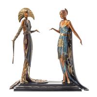 Erte (Romain de Tirtoff), (French, 1892-1990), Two Vamps, 1990