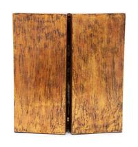 A Limoges Enamel on Copper Triptych