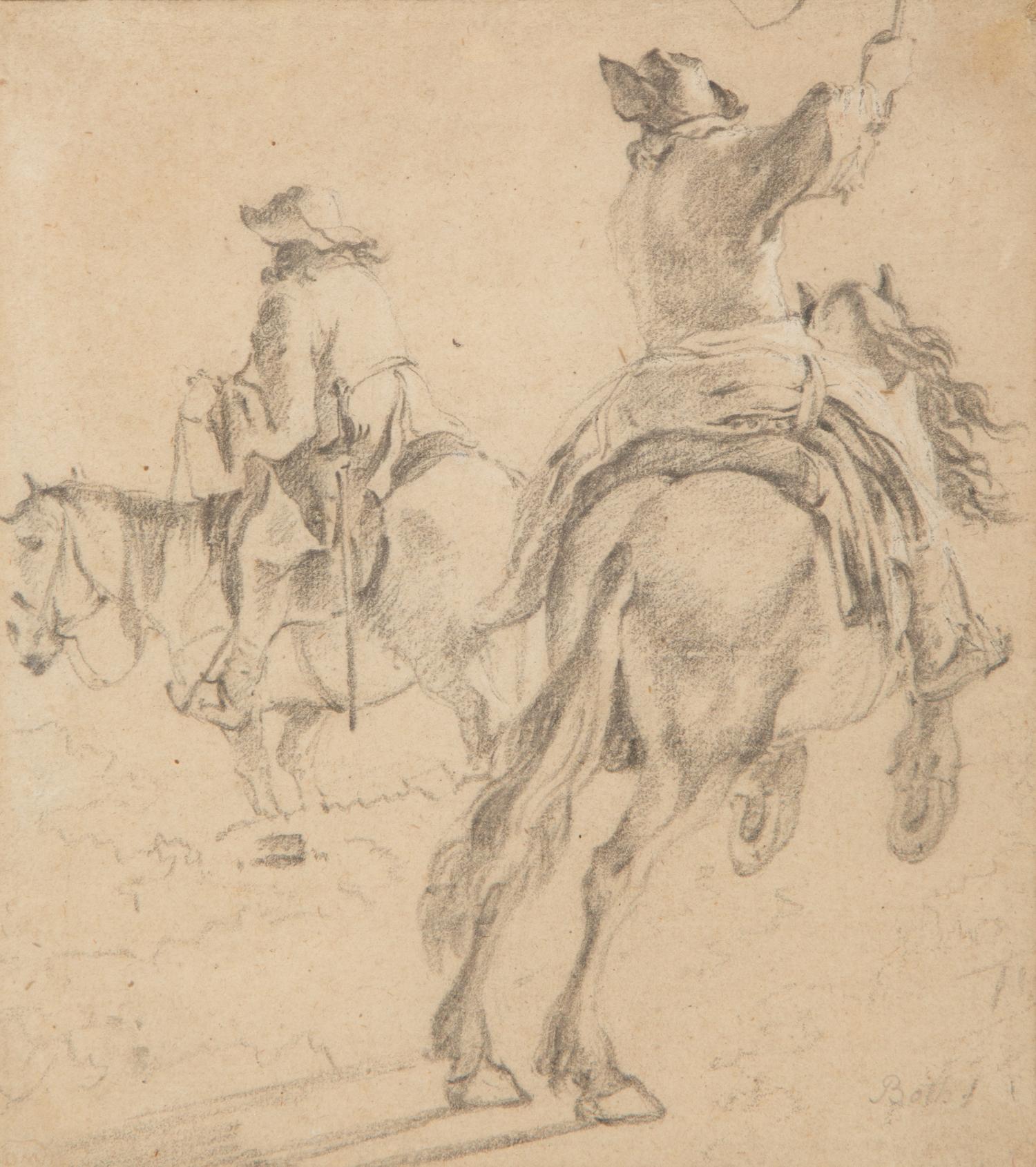 Two Riders on Horseback