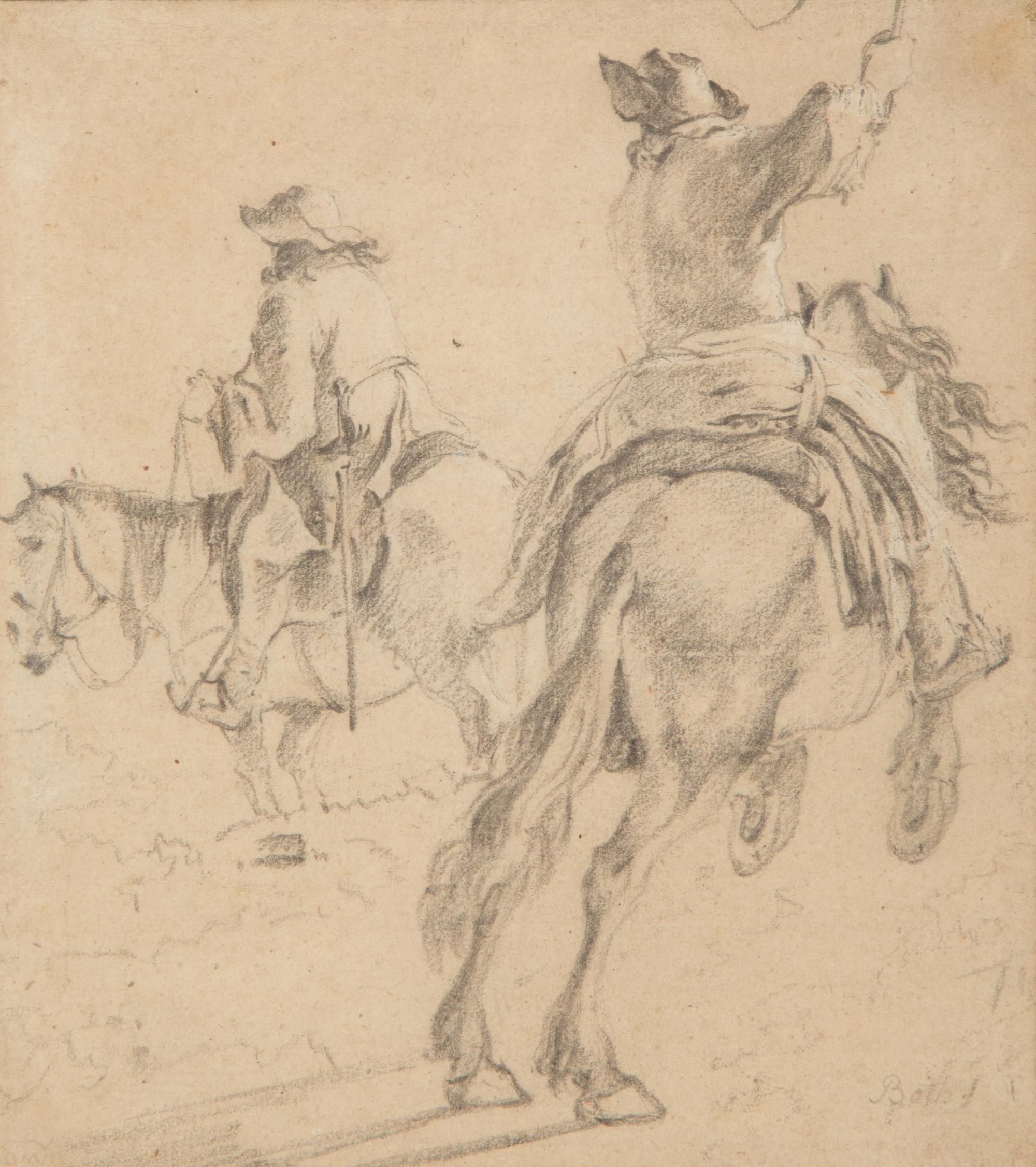 Two Riders on Horseback