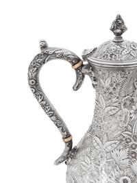 An S. Kirk and Son Repoussé Silver Four-Piece Tea and Coffee Service