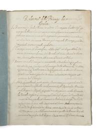 EARLY MODERN DOCUMENT KNOWN AS “RELATIONI” Anonymous, Relationi delli Principi de Italia (Accounts of the Rulers of Italy), in Italian, manuscript on paper, Italy (Tuscany?), 1605