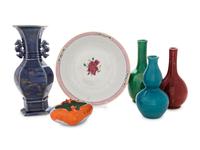 Six Chinese Porcelain Articles