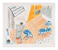 Pembroke Studio with Blue Chairs and Lamp (from Moving Focus ), 1984