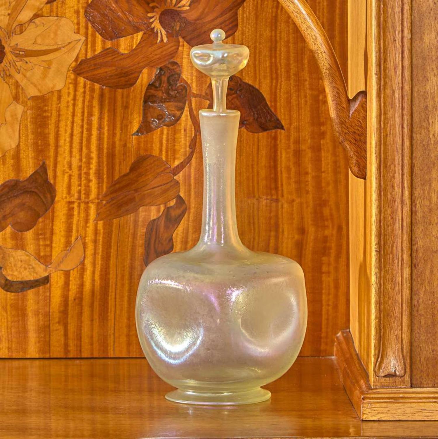 Tiffany Studios A Favrile Glass Decanter, circa 1904