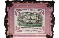 Four Sunderland Luster Marine Plaques