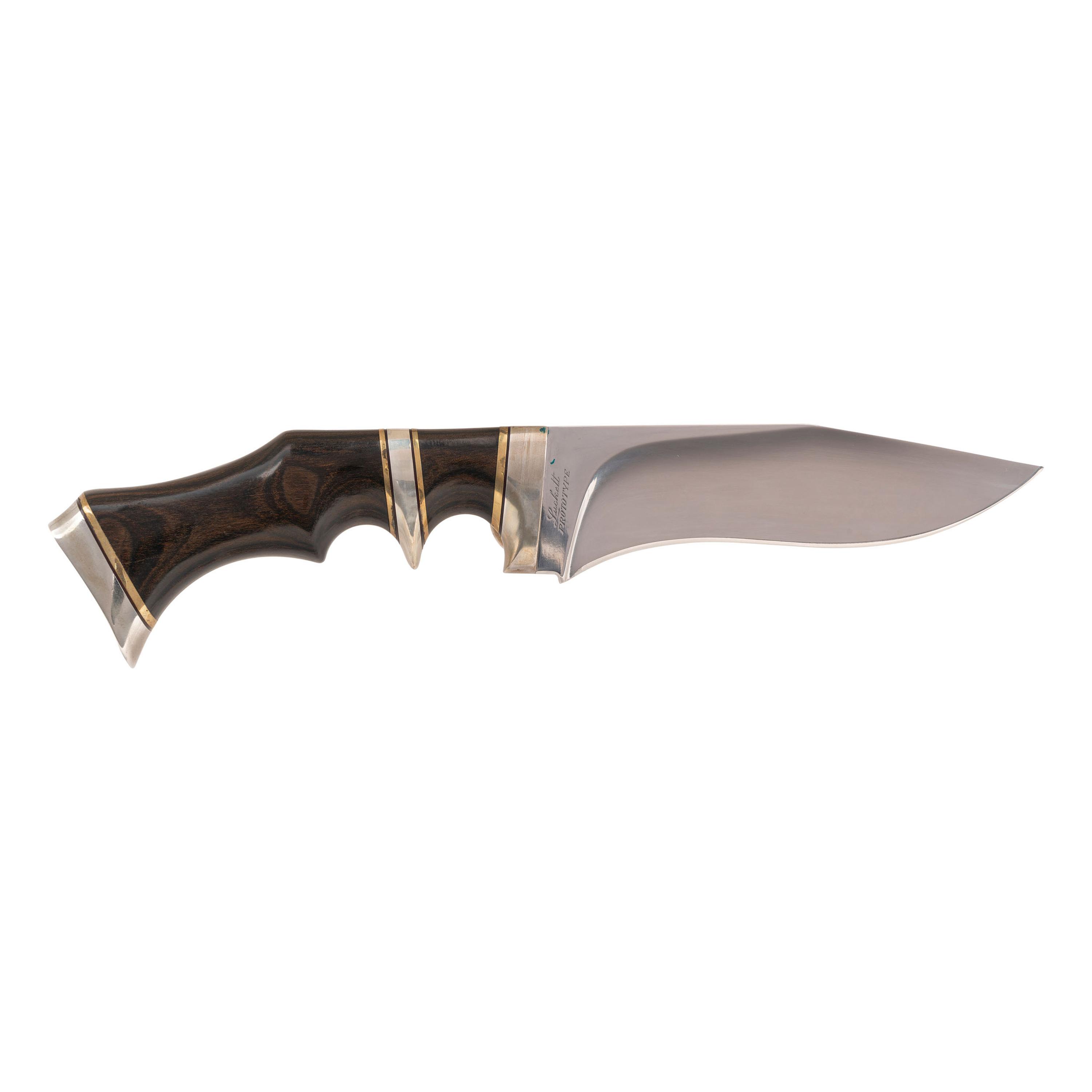 Bill Luckett Prototype Black Widow Knife with Sheath