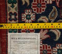 A Indian Persian Style Wool Gallery Carpet