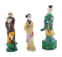 Three Chinese Porcelain Figures