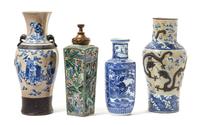 Four Porcelain Vases — 19TH CENTURY