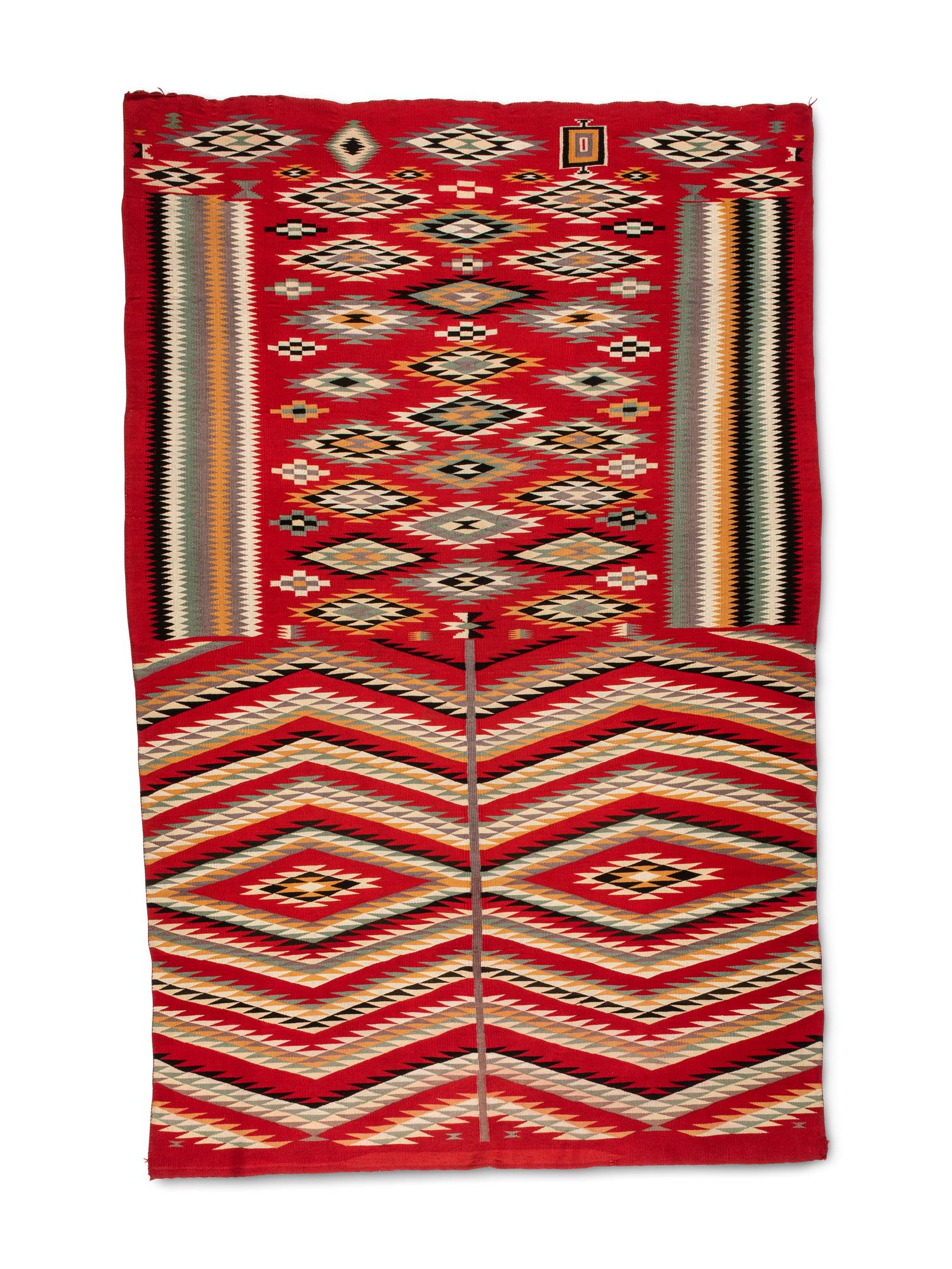 Navajo Germantown Eyedazzler Weaving / Rug