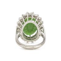 JADEITE JADE AND DIAMOND SET