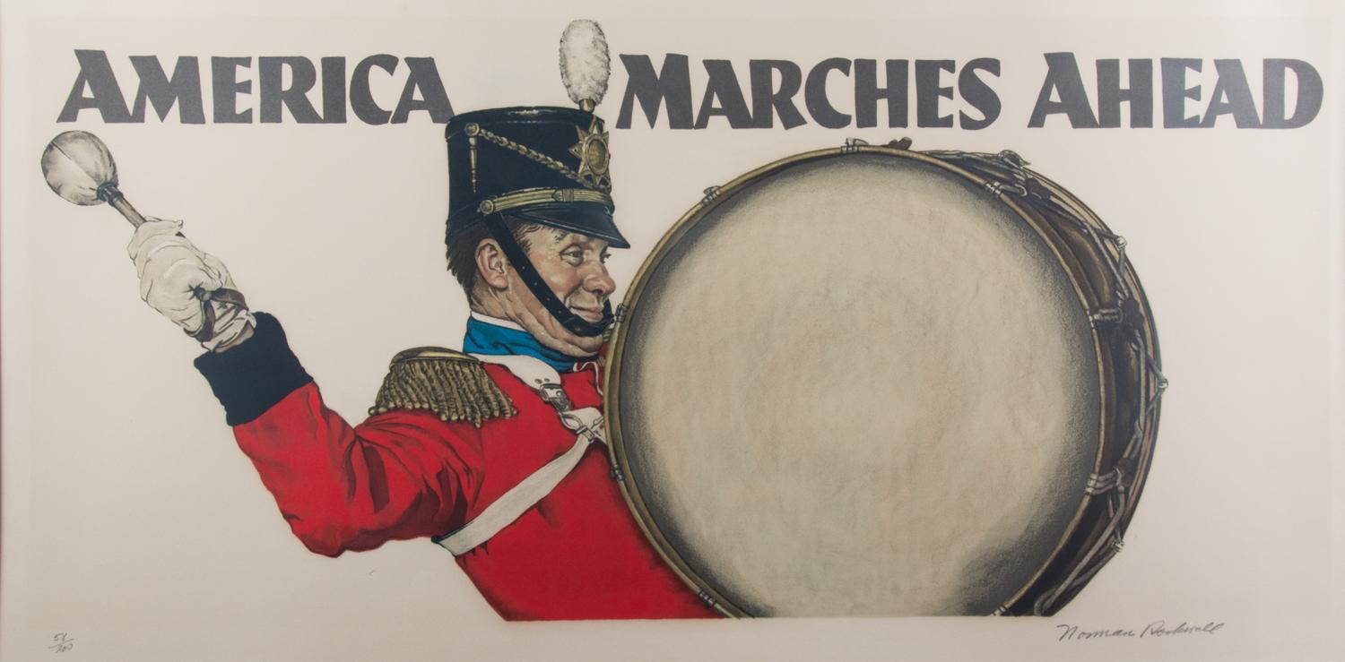 Norman Rockwell, (American, 1894-1978), America Marches