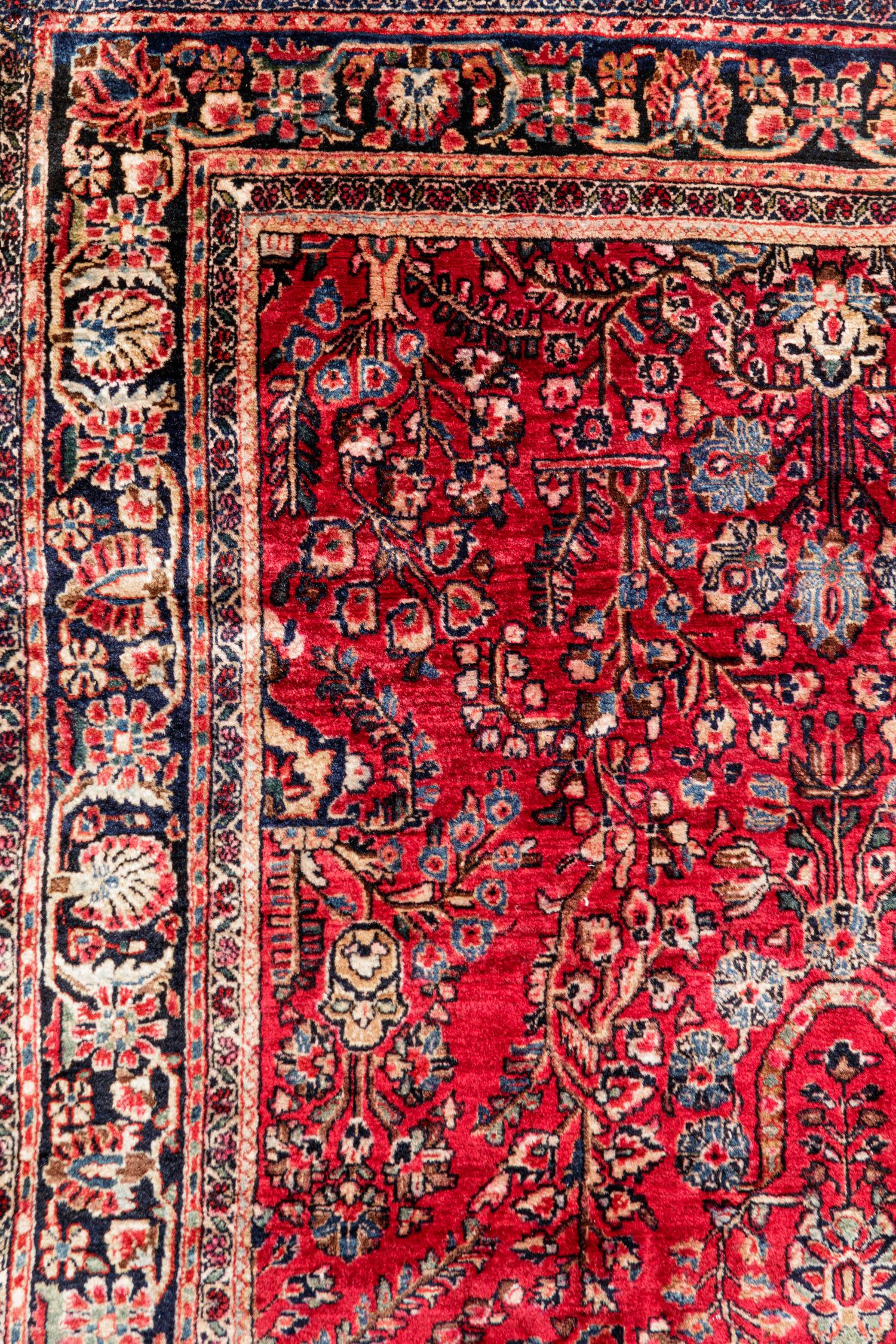 A Sarouk Wool Rug