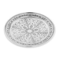 A Tiffany and Co. Engraved Silver Dish