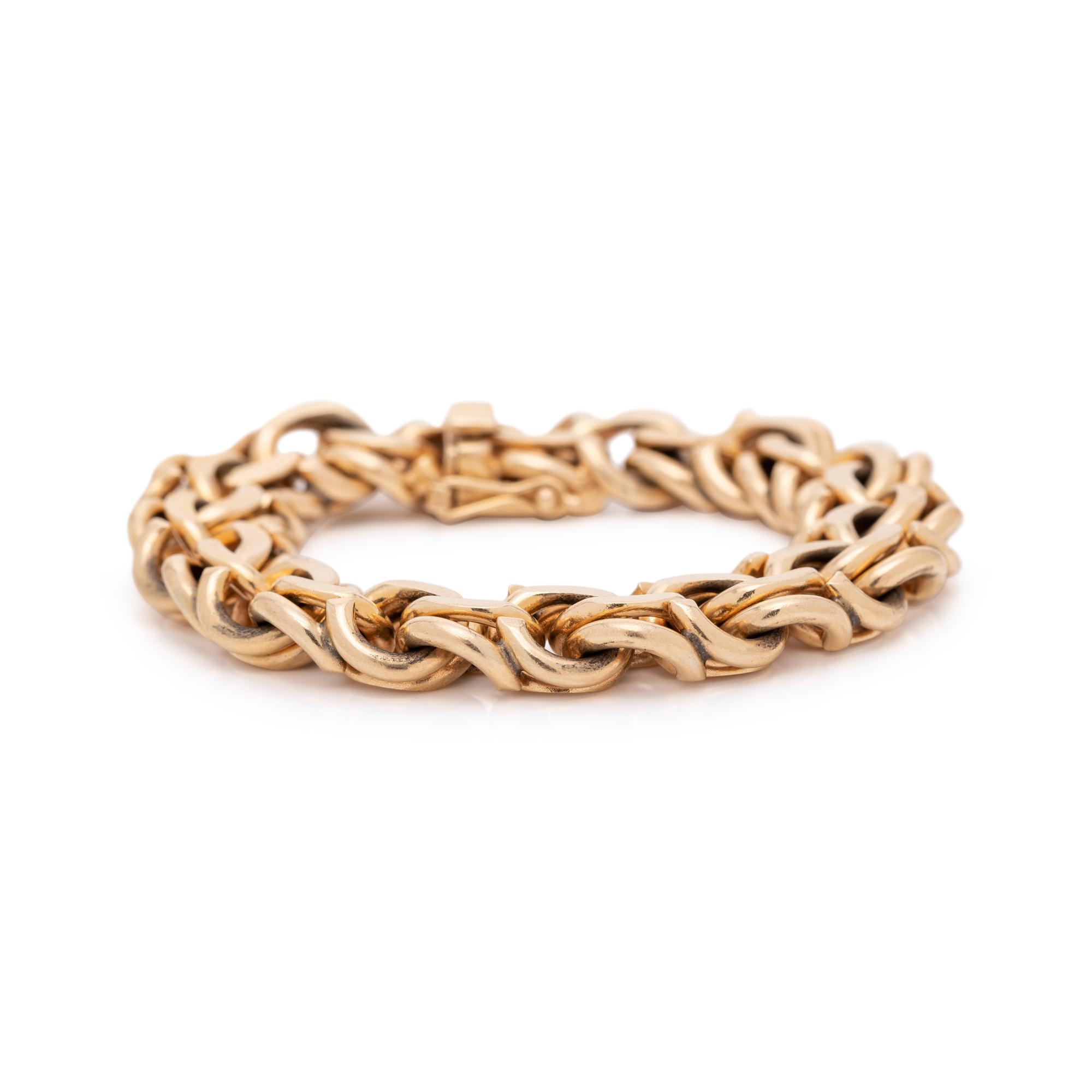 YELLOW GOLD BRACELET