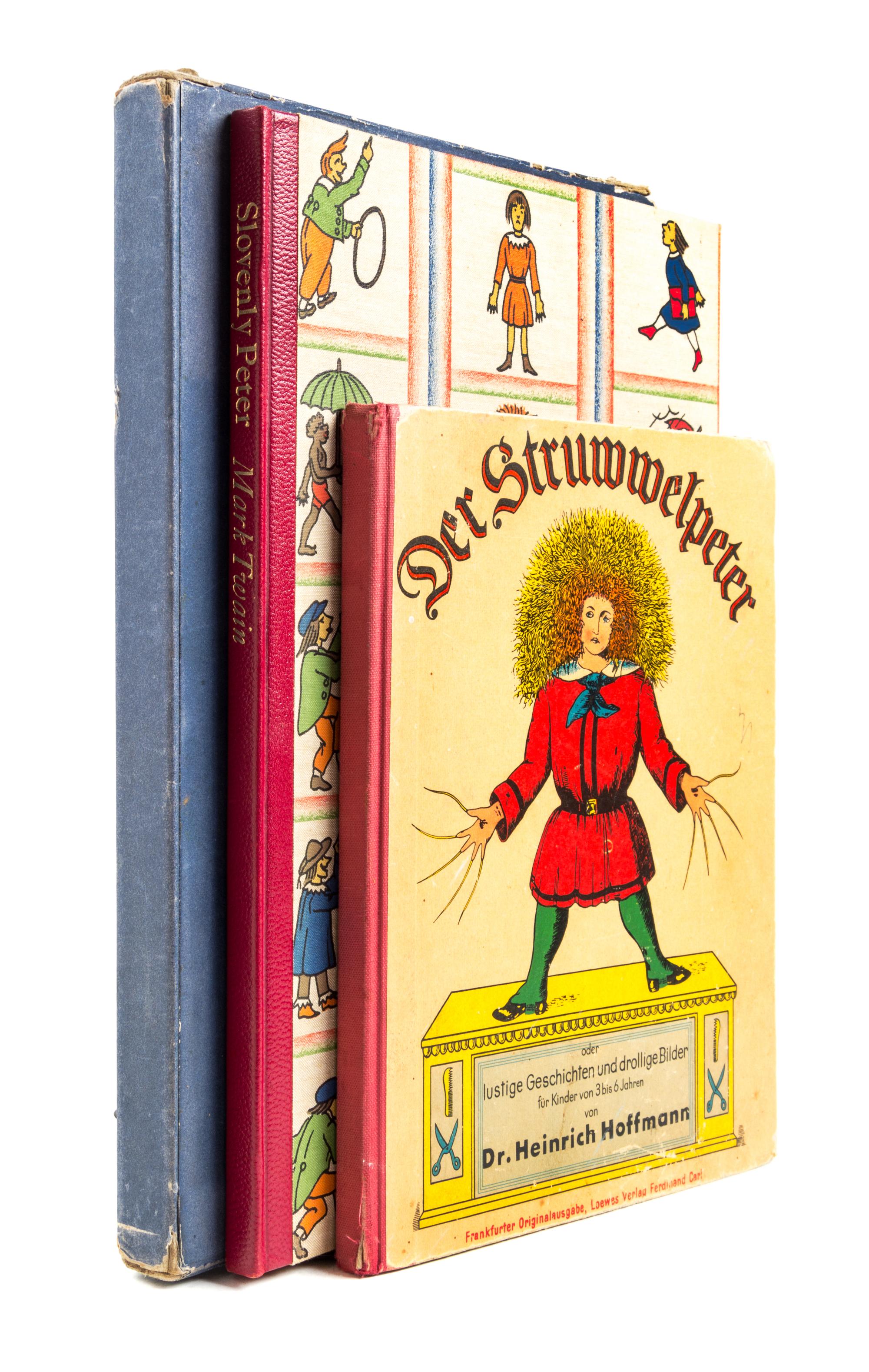 (CHILDREN'S) Two editions of Der Struwwelpeter. LEC, 1935 and first edition, Frankfurt, c. 1876.