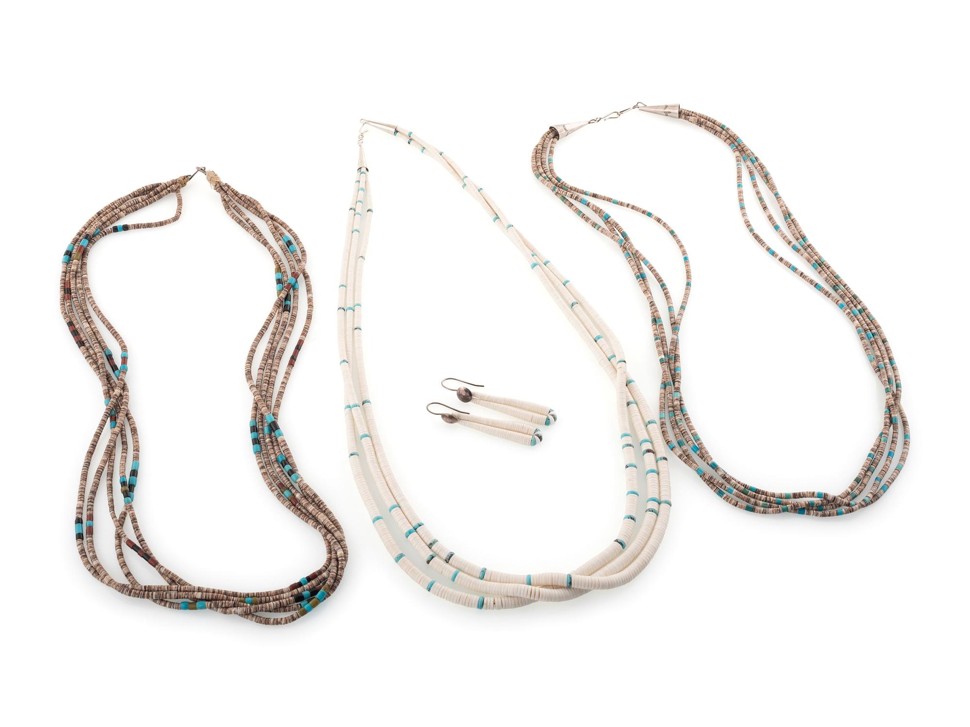 Pueblo Multi-strand Heishi Necklaces