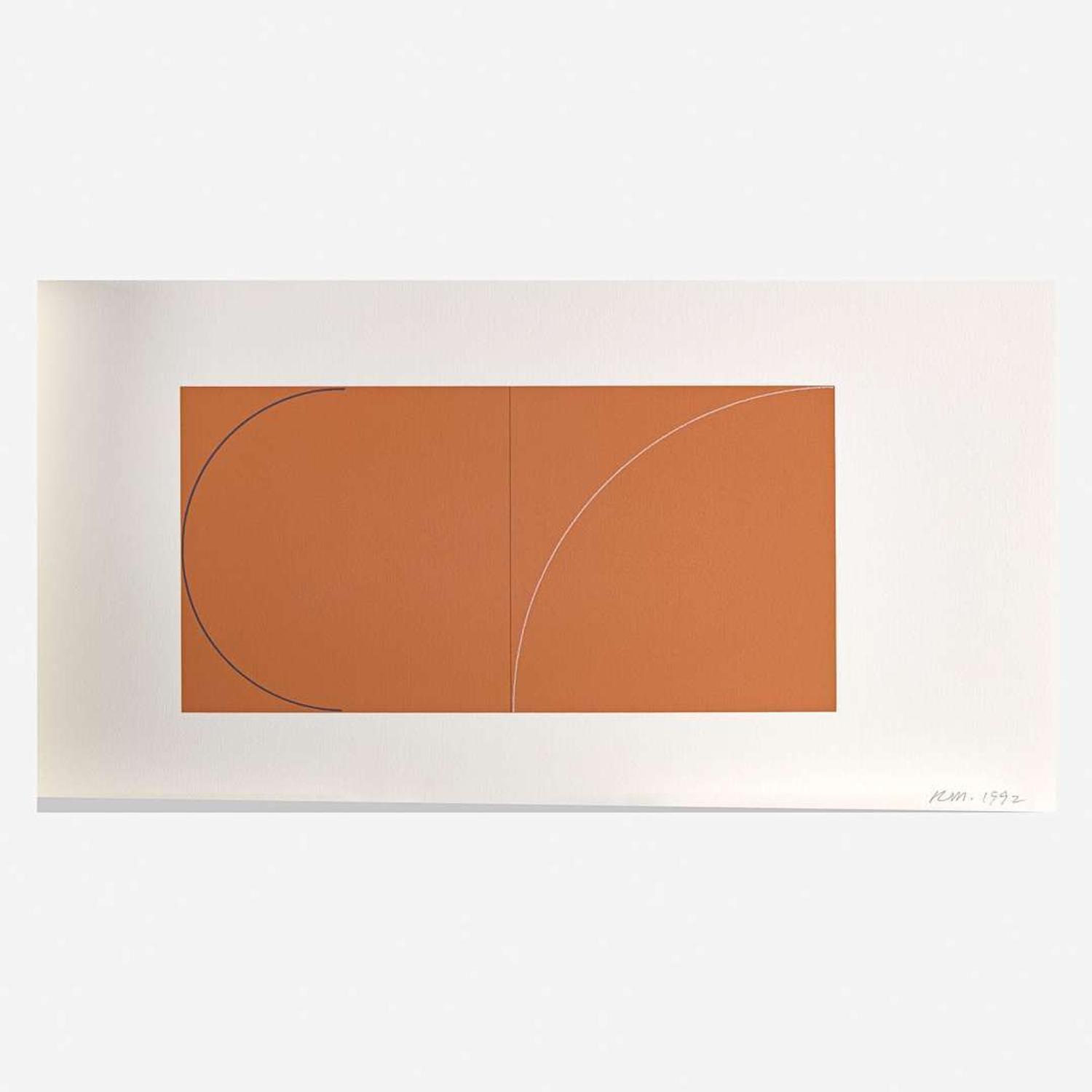 Robert Mangold (American, b. 1937) A Book of Silk Screen Prints: Multiple Panel Paintings, 1973-1976