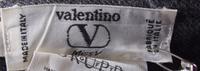 A Valentino Grey Flannel Pleated Skirt, Size 12.