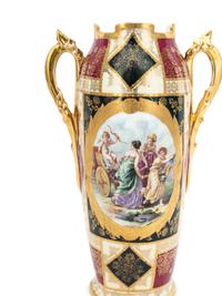 A Vienna Style Porcelain Vase