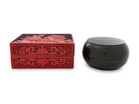 Two Chinese Lacquer Boxes and Covers