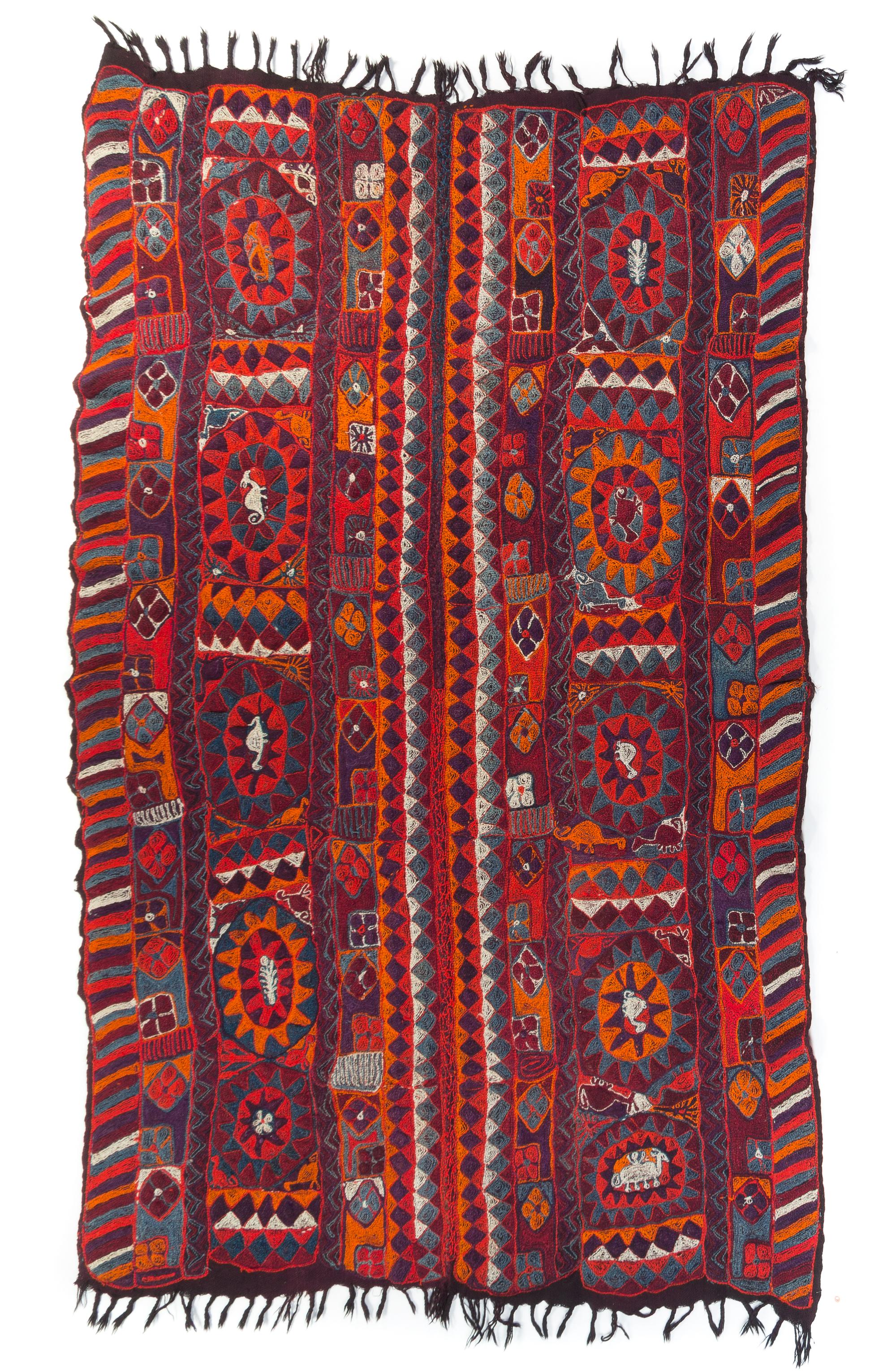 A Kurdish Flatweave Rug 5 x 8 feet. — IRAQ, 20TH CENTURY