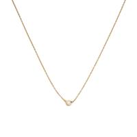 Tiffany & Co., Elsa Peretti, 'Diamonds by the Yard', Yellow Gold and Diamond Solitaire Necklace