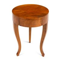 A Biedermeier Figured Walnut Side Table
