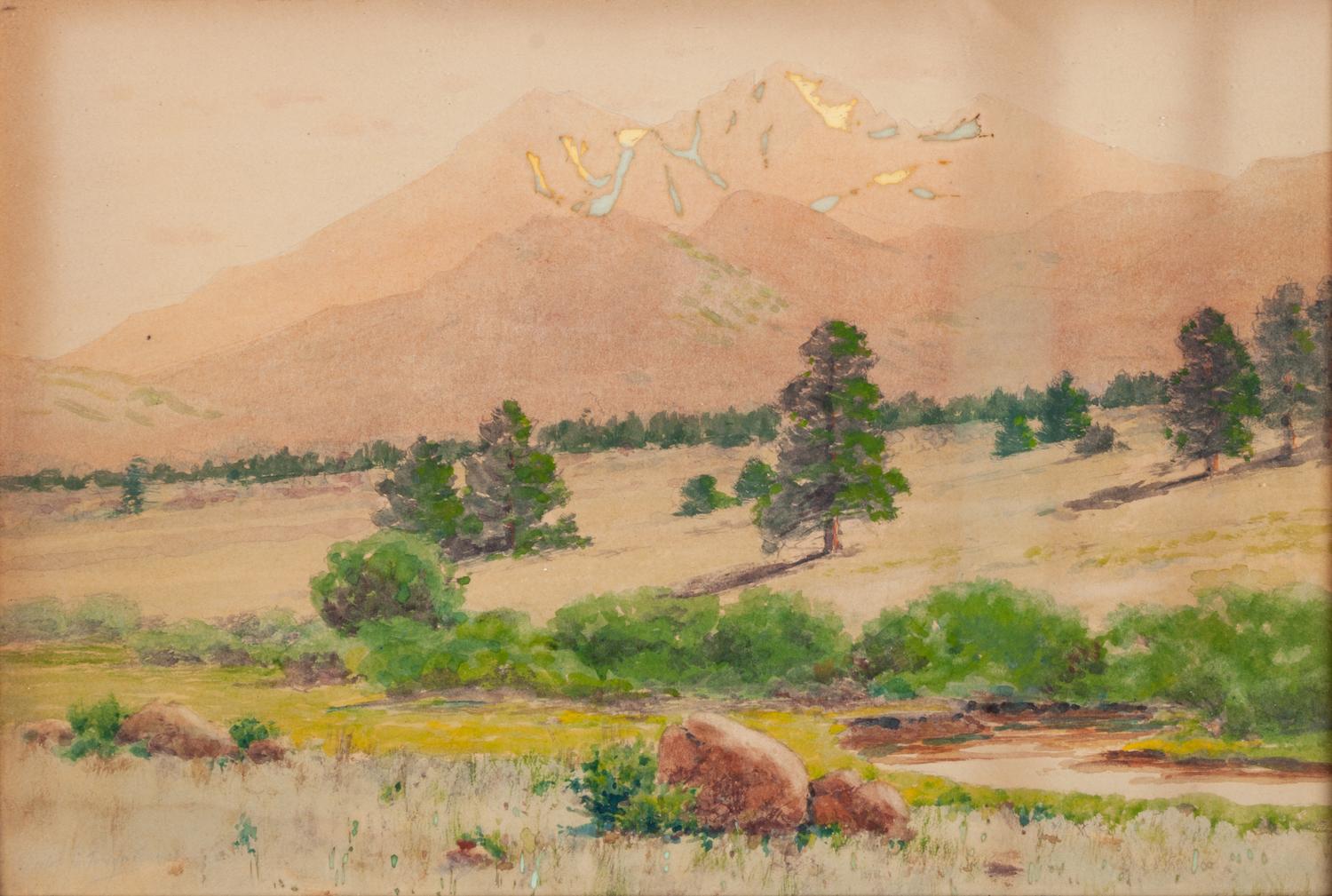 Long's Peak from Estes Park, Summer Afternoon