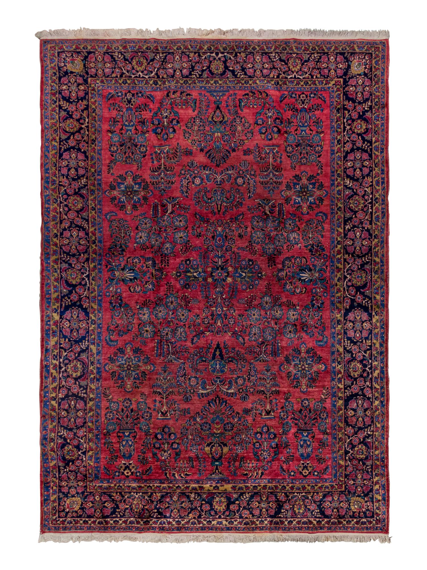 A Sarouk Wool Rug